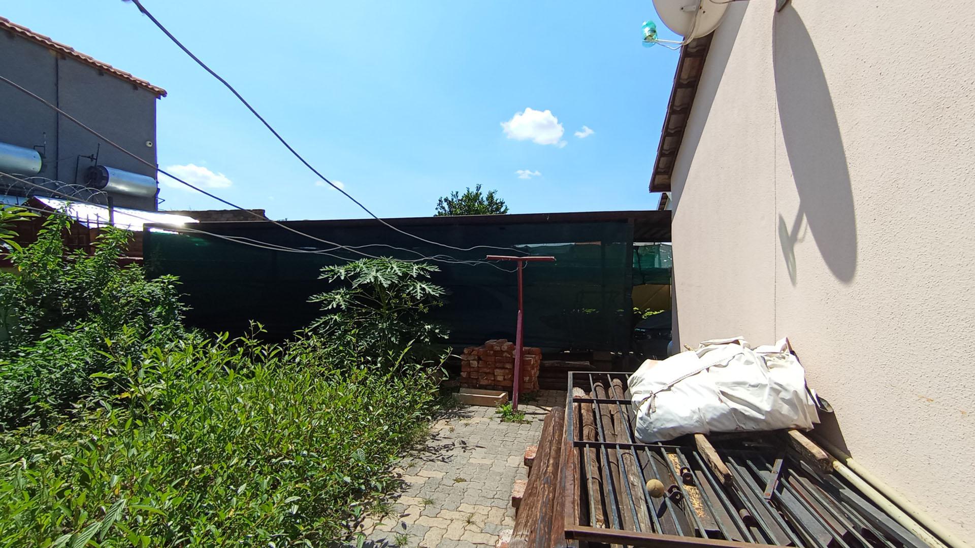 Backyard of property in Soshanguve