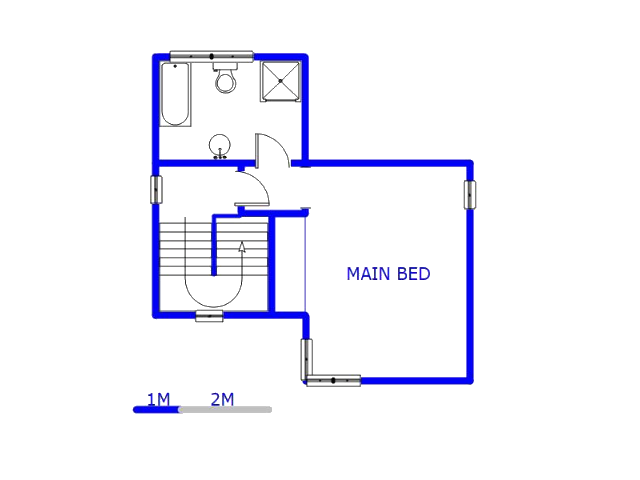 1st Floor - 43m2 of property for sale in Corlett Gardens