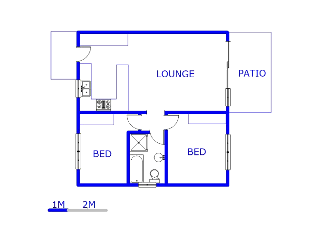 Floor plan of the property in Union