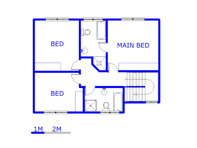 1st Floor - 74m2 of property for sale in Equestria