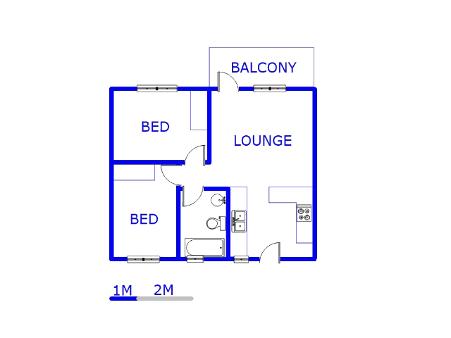 4th Floor - 60m2 of property for sale in Heuweloord