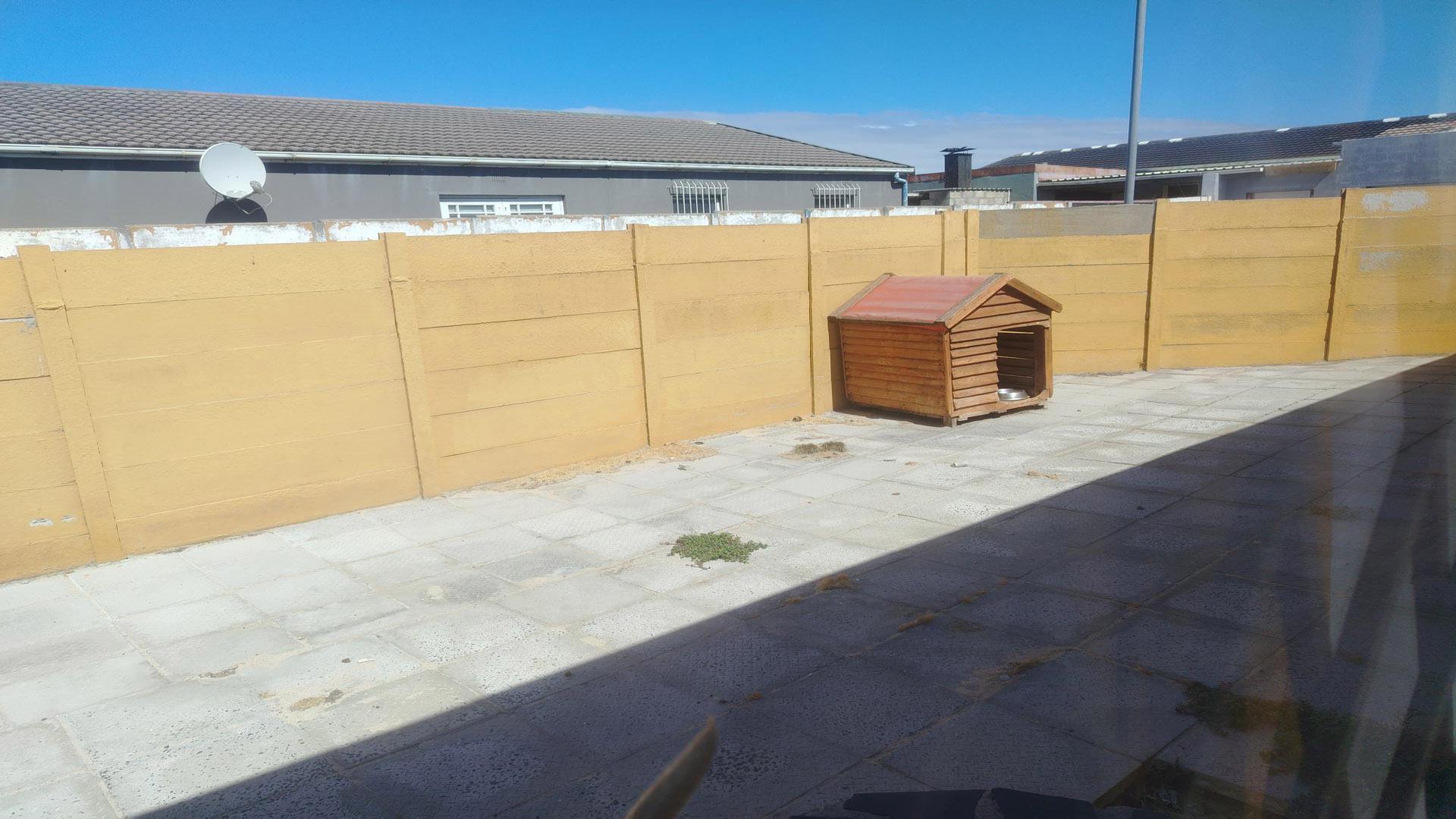 Backyard of property in Mitchells Plain