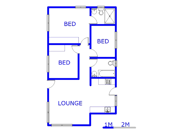 Ground Floor - 73m2 of property for sale in Protea Glen