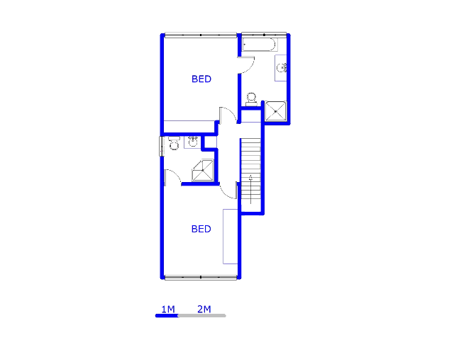 Floor plan of the property in Lyttelton Manor