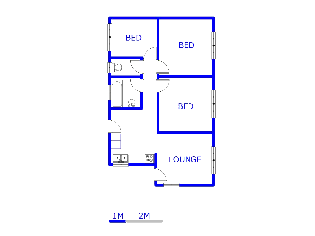 Ground Floor - 61m2 of property for sale in Clayville