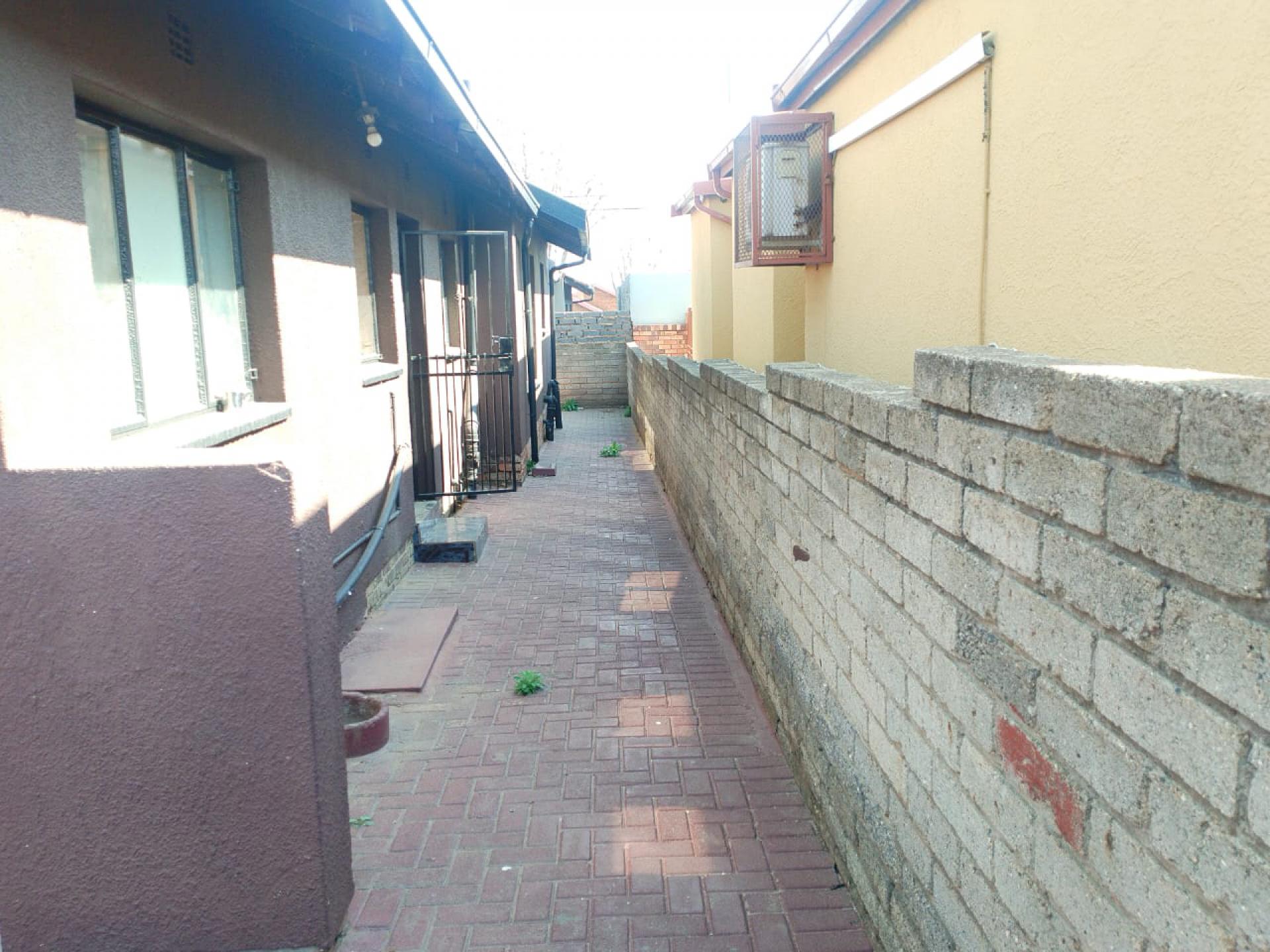 Backyard of property in Protea North