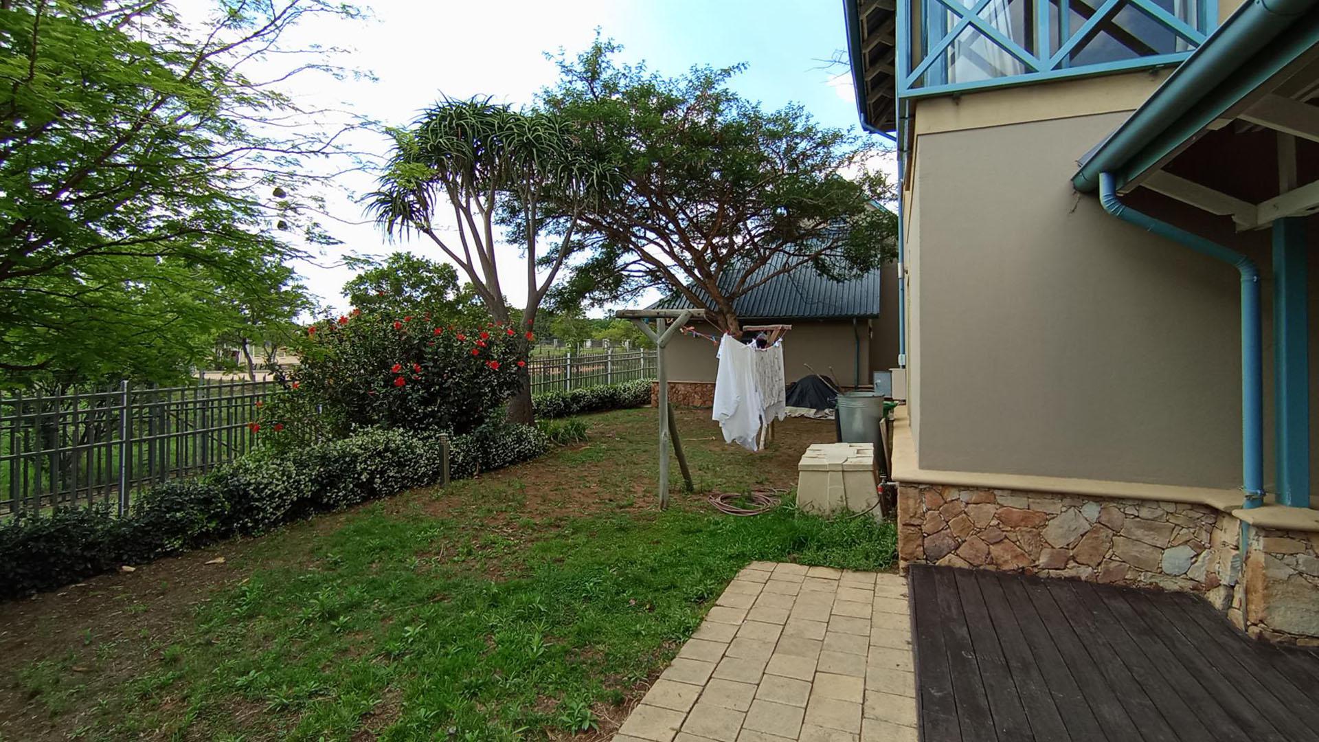 Backyard of property in Midrand Estates
