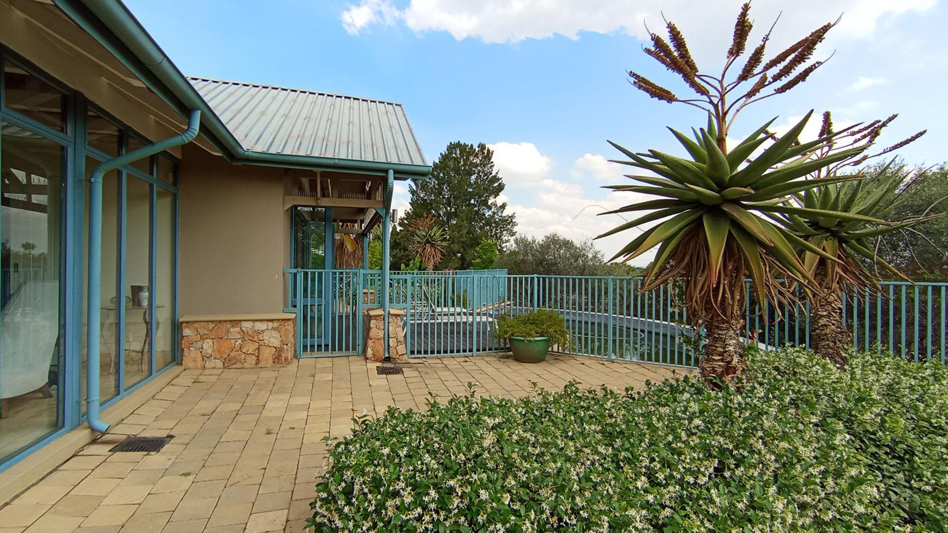 Backyard of property in Midrand Estates