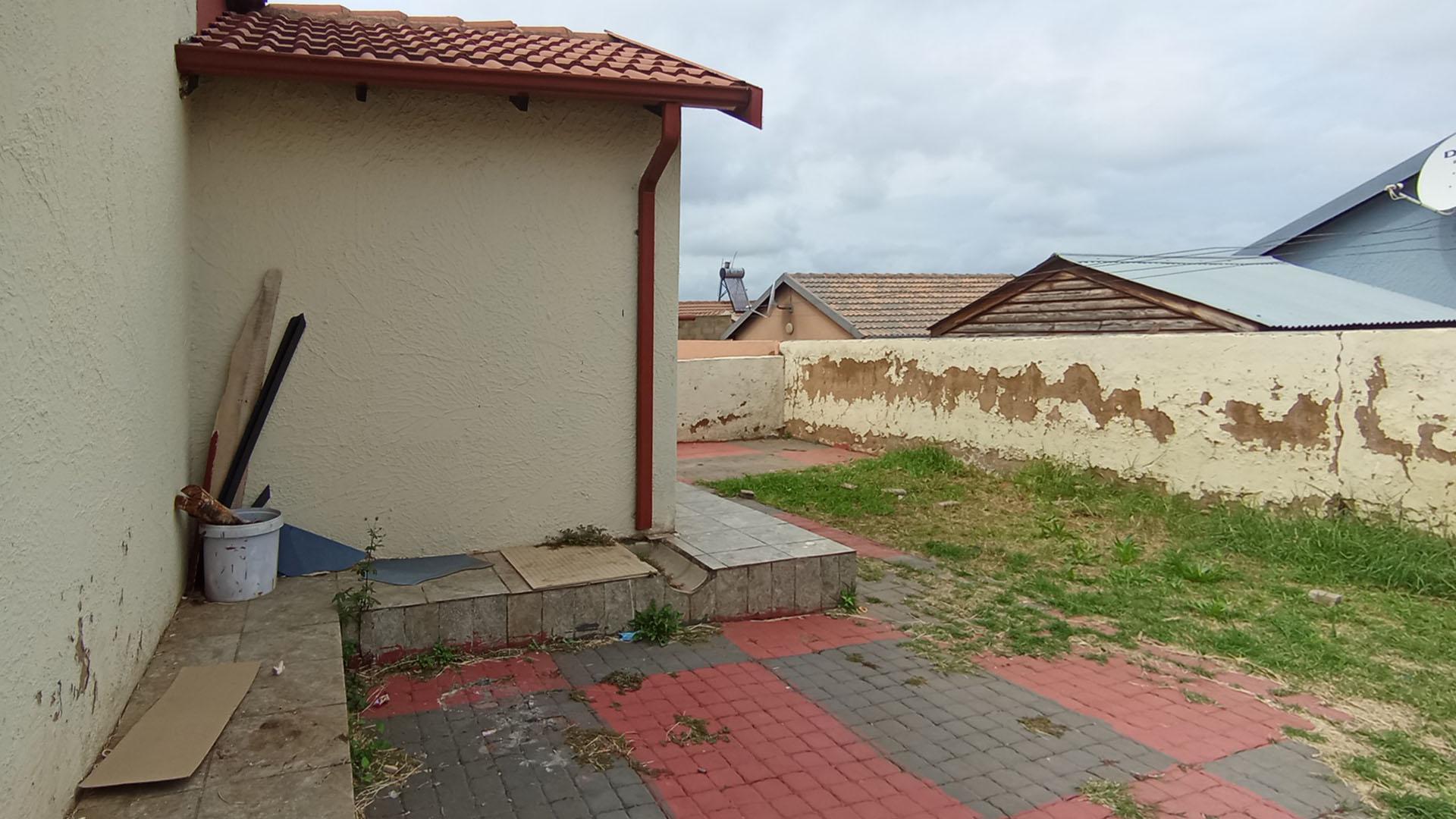 Backyard of property in Lotus Gardens