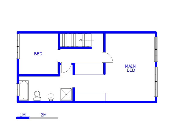 1st Floor - 59m2 of property for sale in Aston Manor