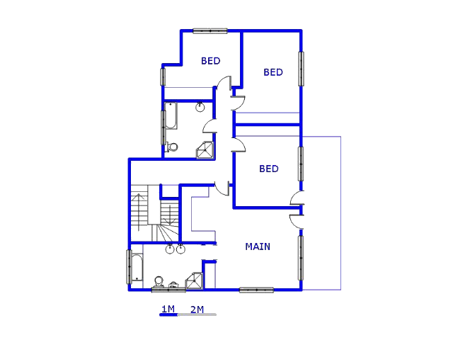 1st Floor - 145m2 of property for sale in Bedfordview