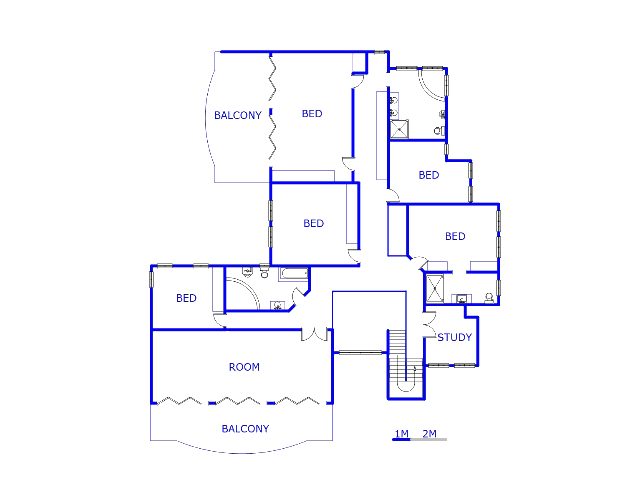 Floor plan of the property in Savanna Hills Estate