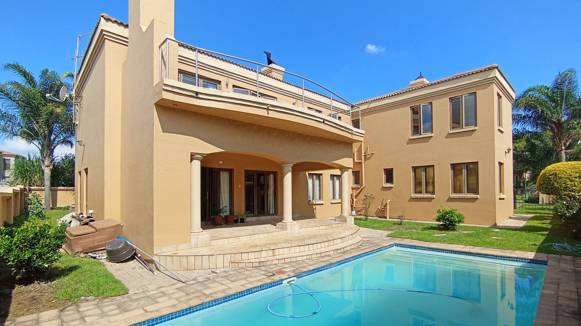 Backyard of property in Savanna Hills Estate