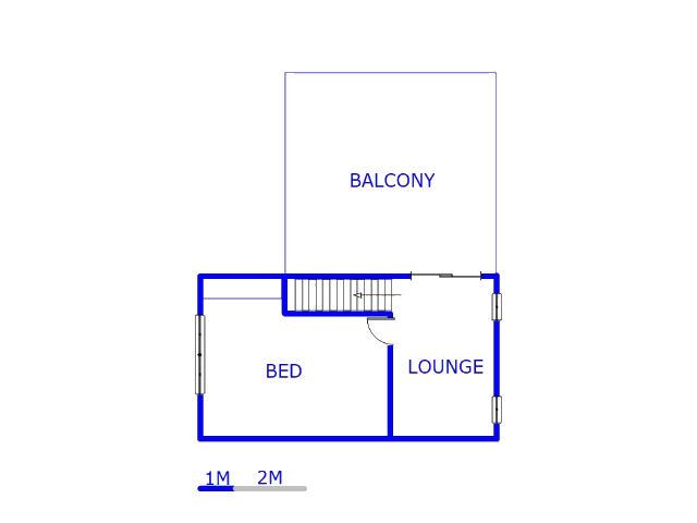 1st Floor - 85m2 of property for sale in Buccleuch