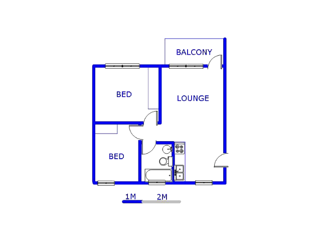 1st Floor - 50m2 of property for sale in Castleview