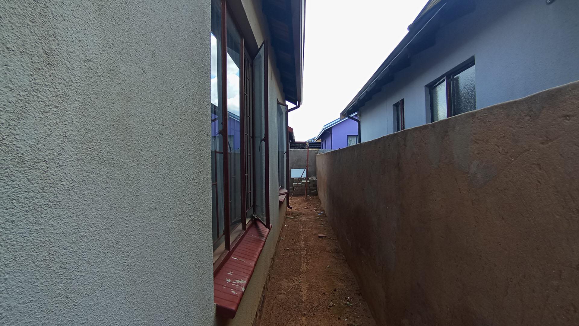 Backyard of property in Soshanguve East