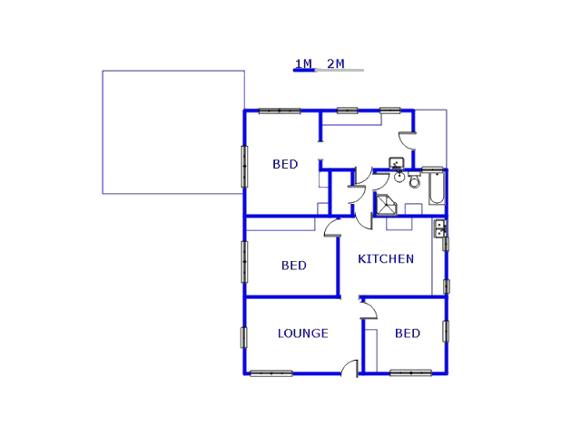 Ground Floor - 153m2 of property for sale in Daleside