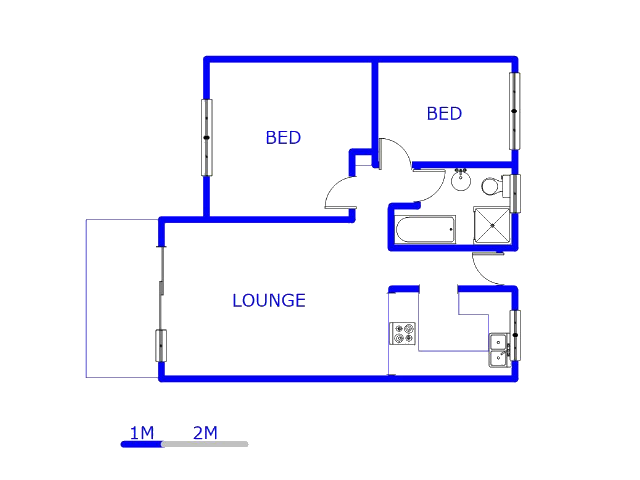 1st Floor - 76m2 of property for sale in Buccleuch
