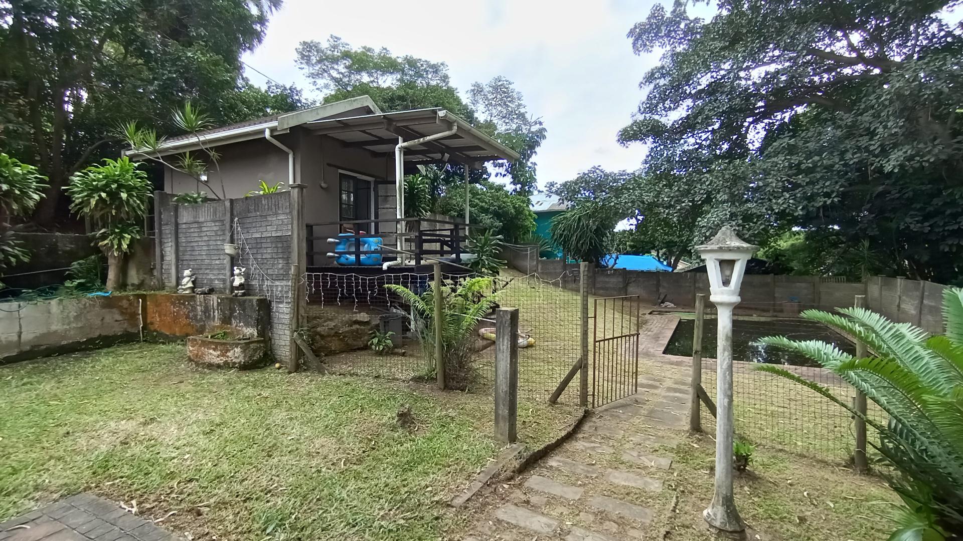 Backyard of property in Queensburgh