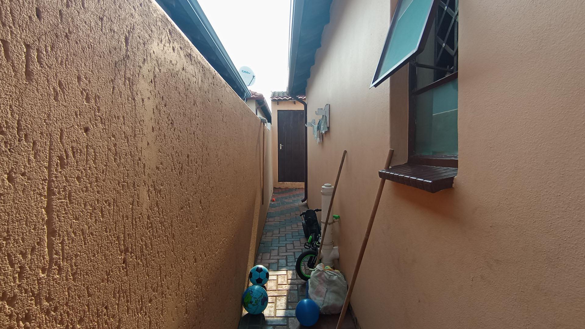 Backyard of property in Clayville