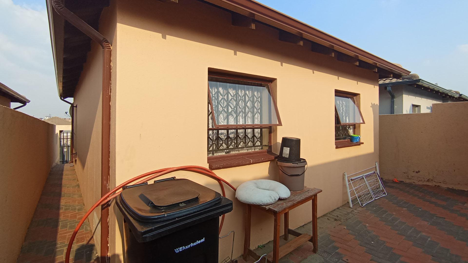 Backyard of property in Clayville