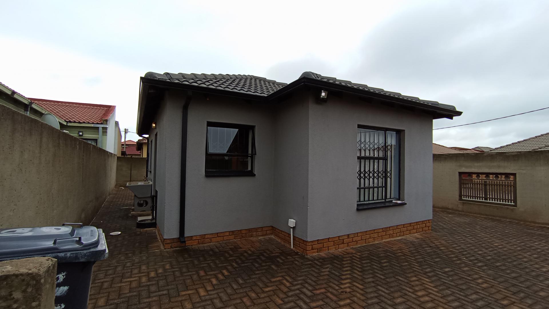 Backyard of property in Riverlea - JHB