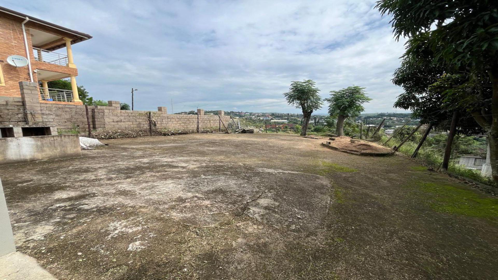 Backyard of property in Valdin Heights