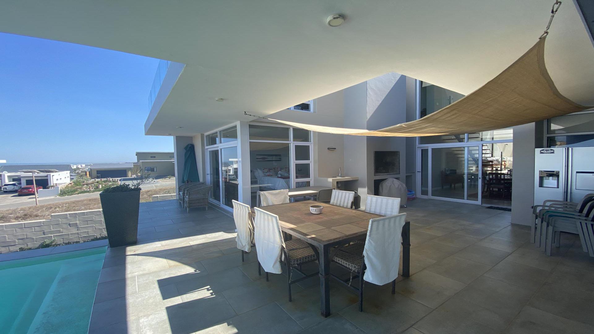 Patio of property in Yzerfontein