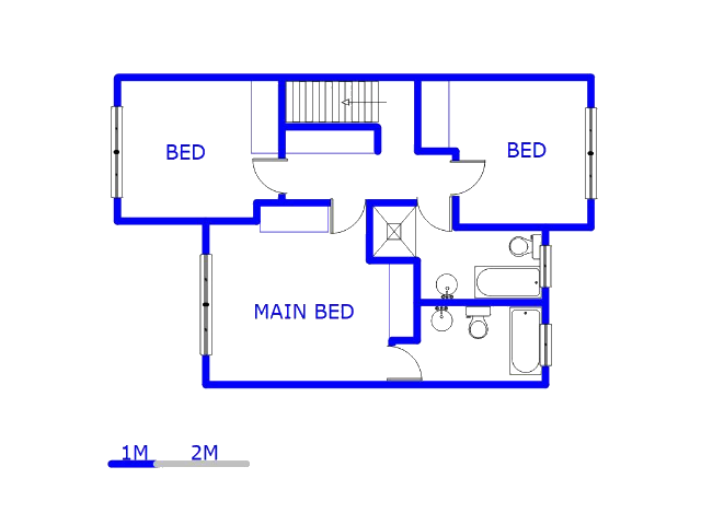 1st Floor - 65m2 of property for sale in Corlett Gardens