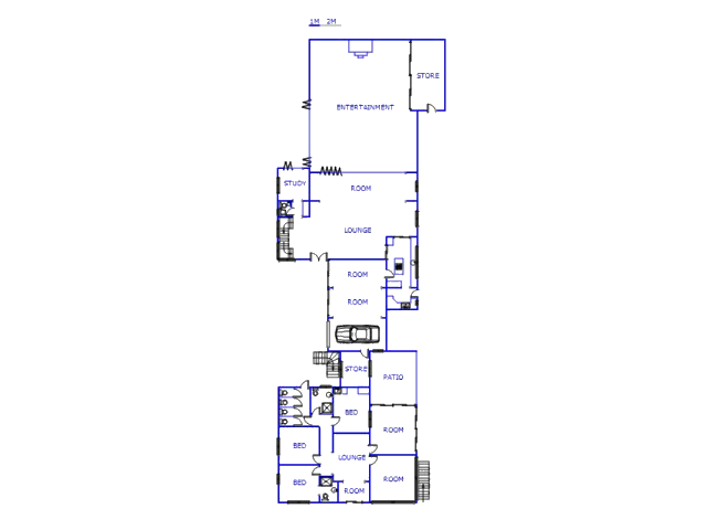 Floor plan of the property in Stanger