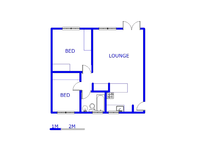 Ground Floor - 71m2 of property for sale in Lindhaven