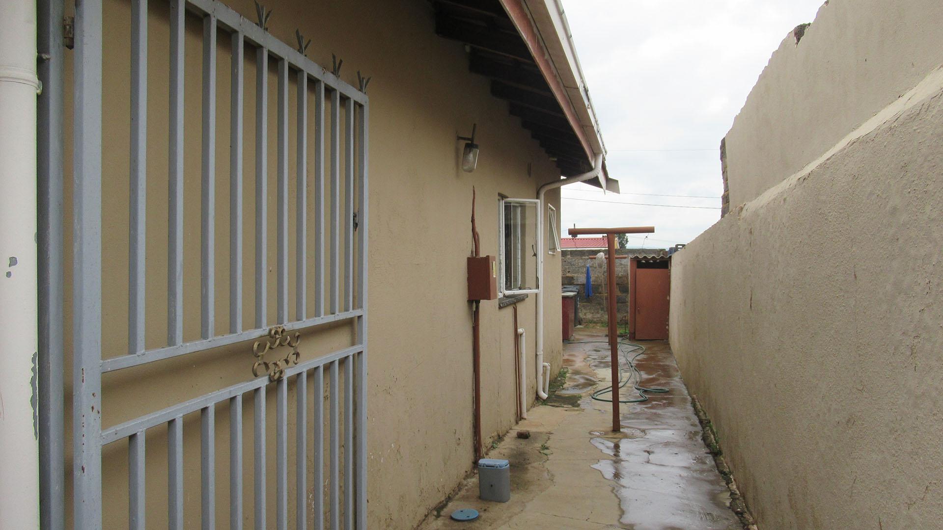 Backyard of property in Molapo