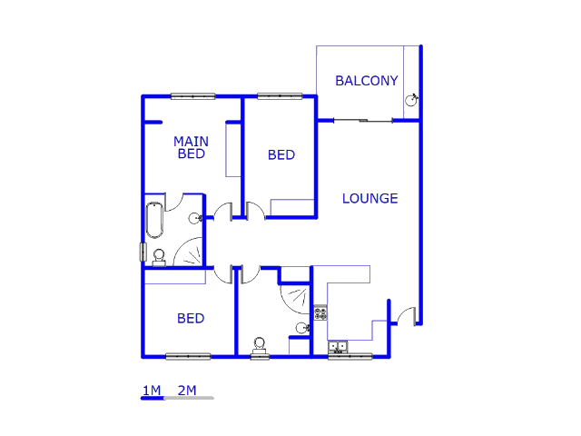 1st Floor - 142m2 of property for sale in Carlswald