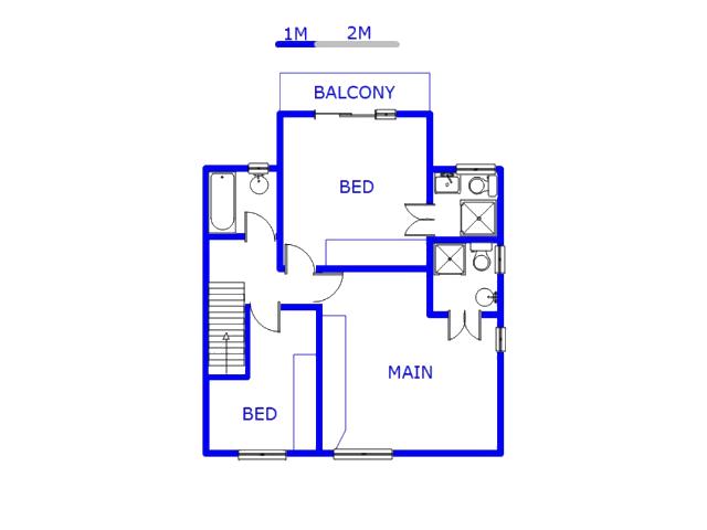1st Floor - 70m2 of property for sale in Northcroft