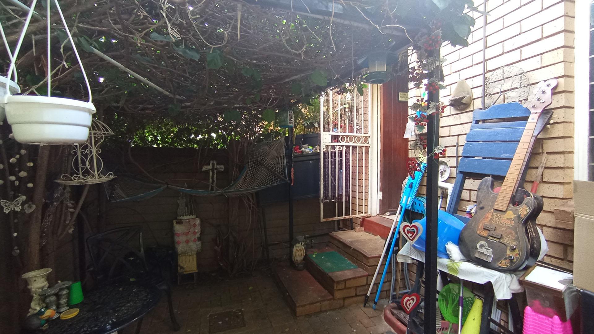 Backyard of property in La Montagne