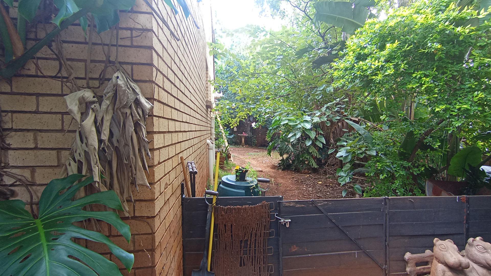 Backyard of property in La Montagne