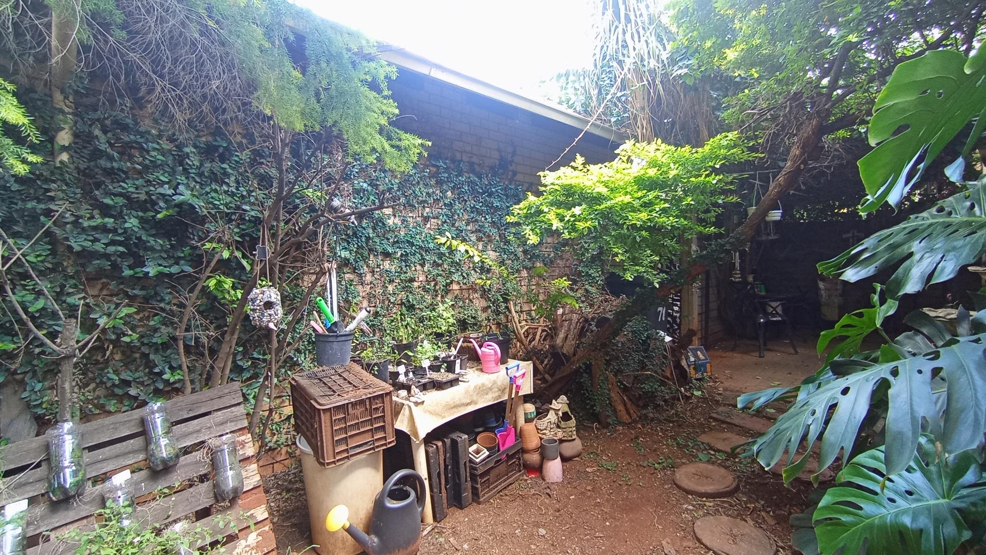 Backyard of property in La Montagne