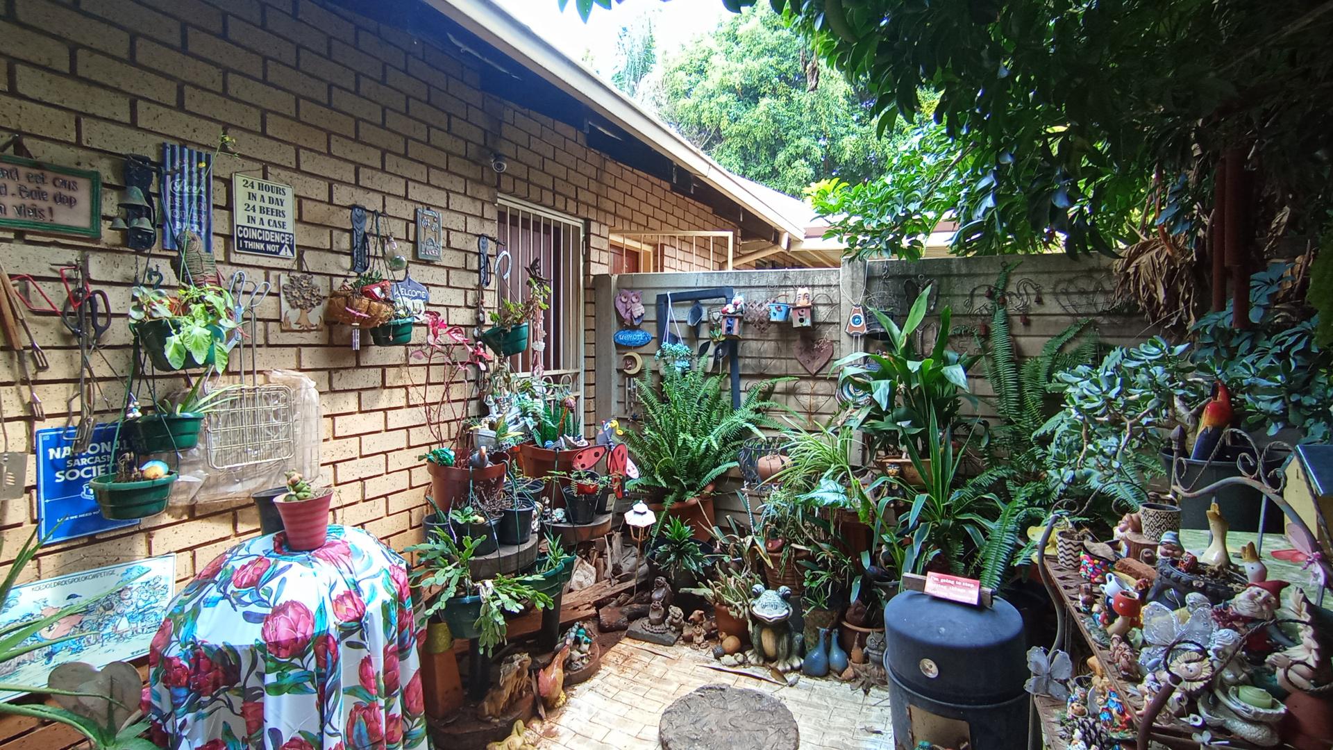 Backyard of property in La Montagne