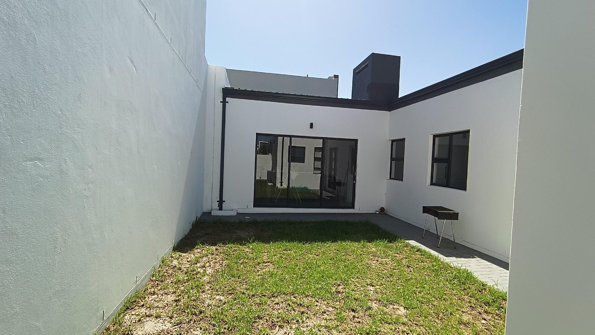 Backyard of property in Sandown Estate