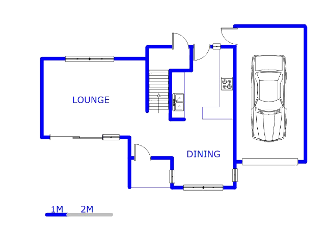 Floor plan of the property in Lone Hill