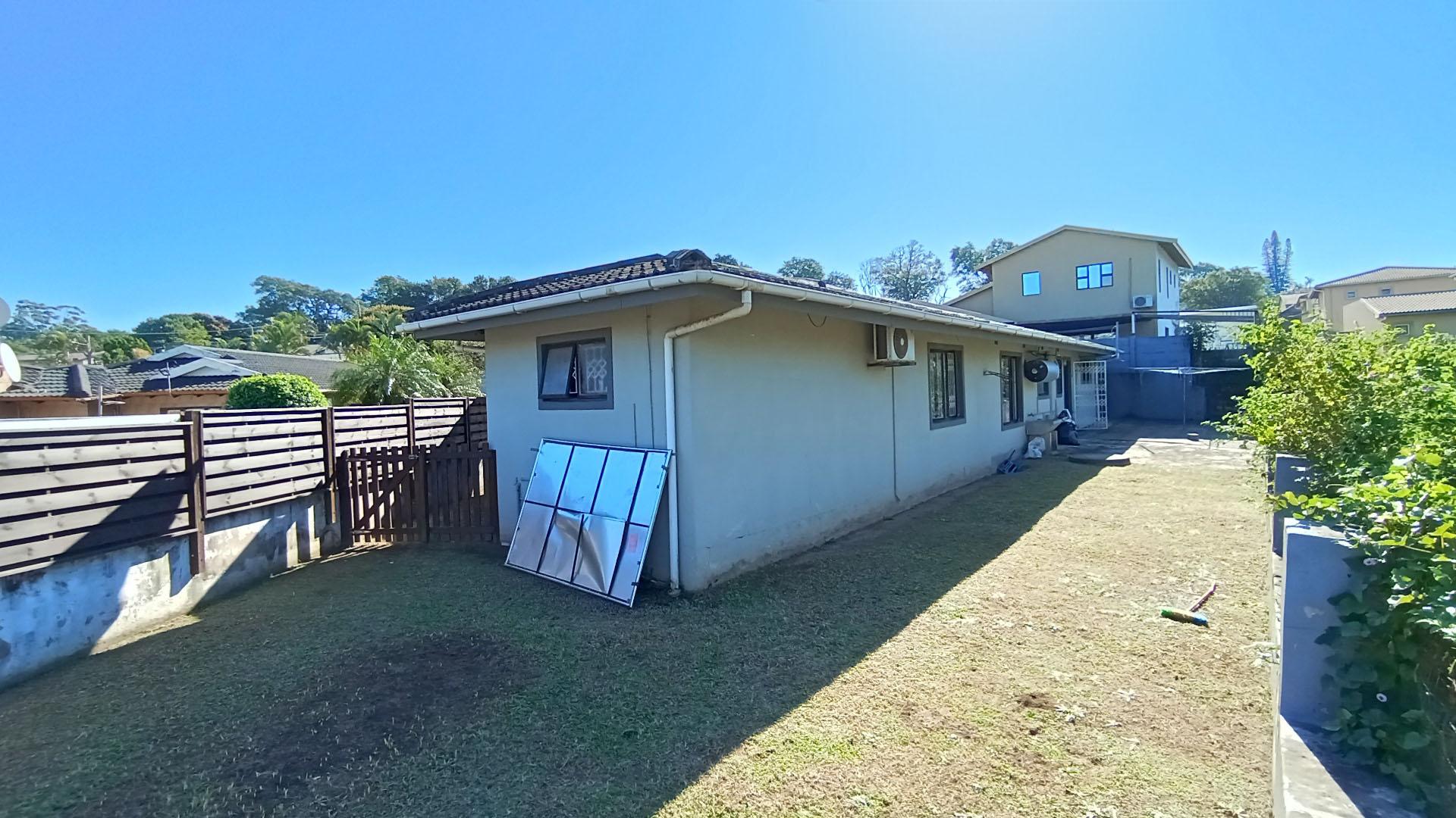 Backyard of property in Escombe 