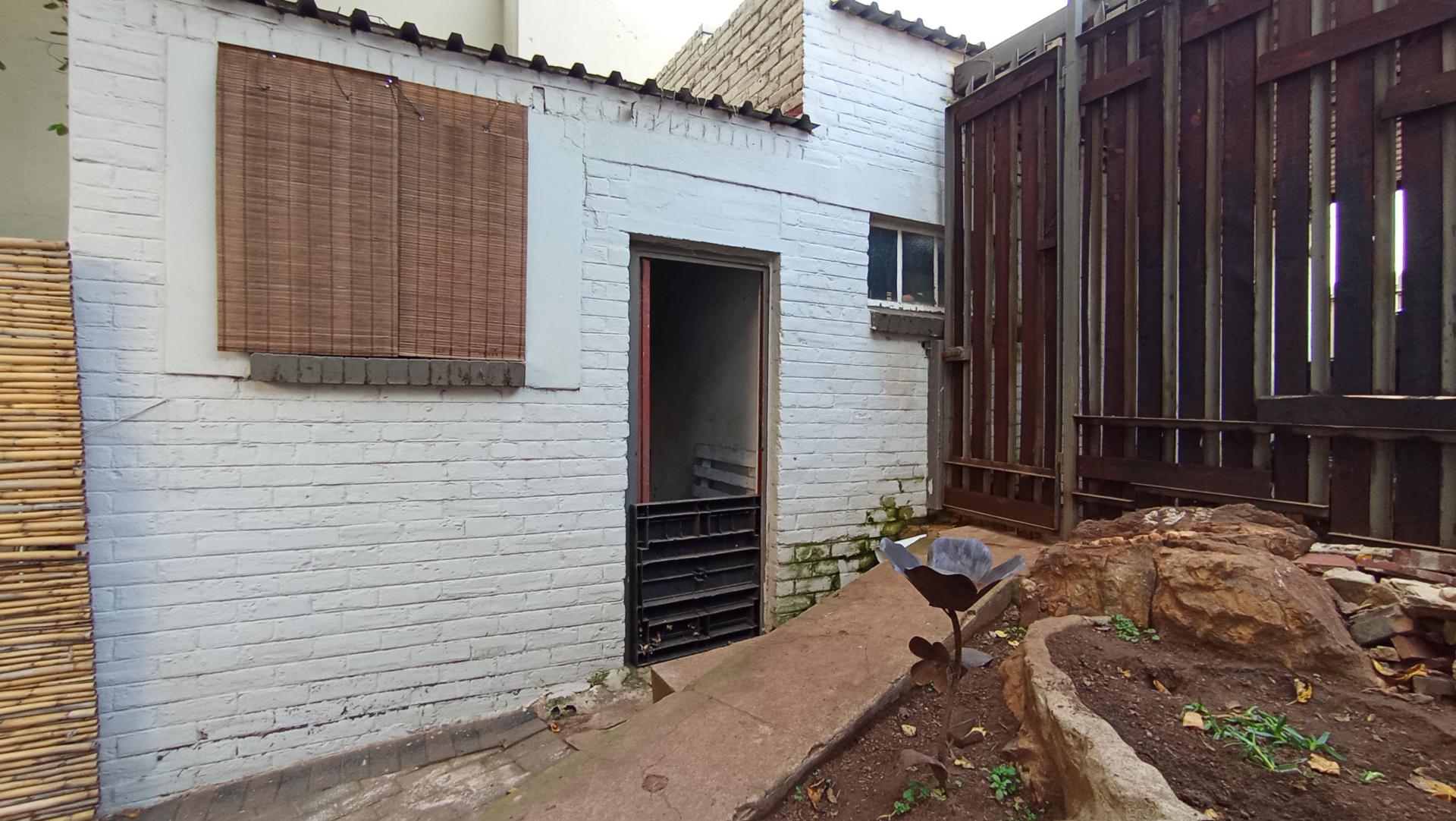 Backyard of property in Fishers Hill