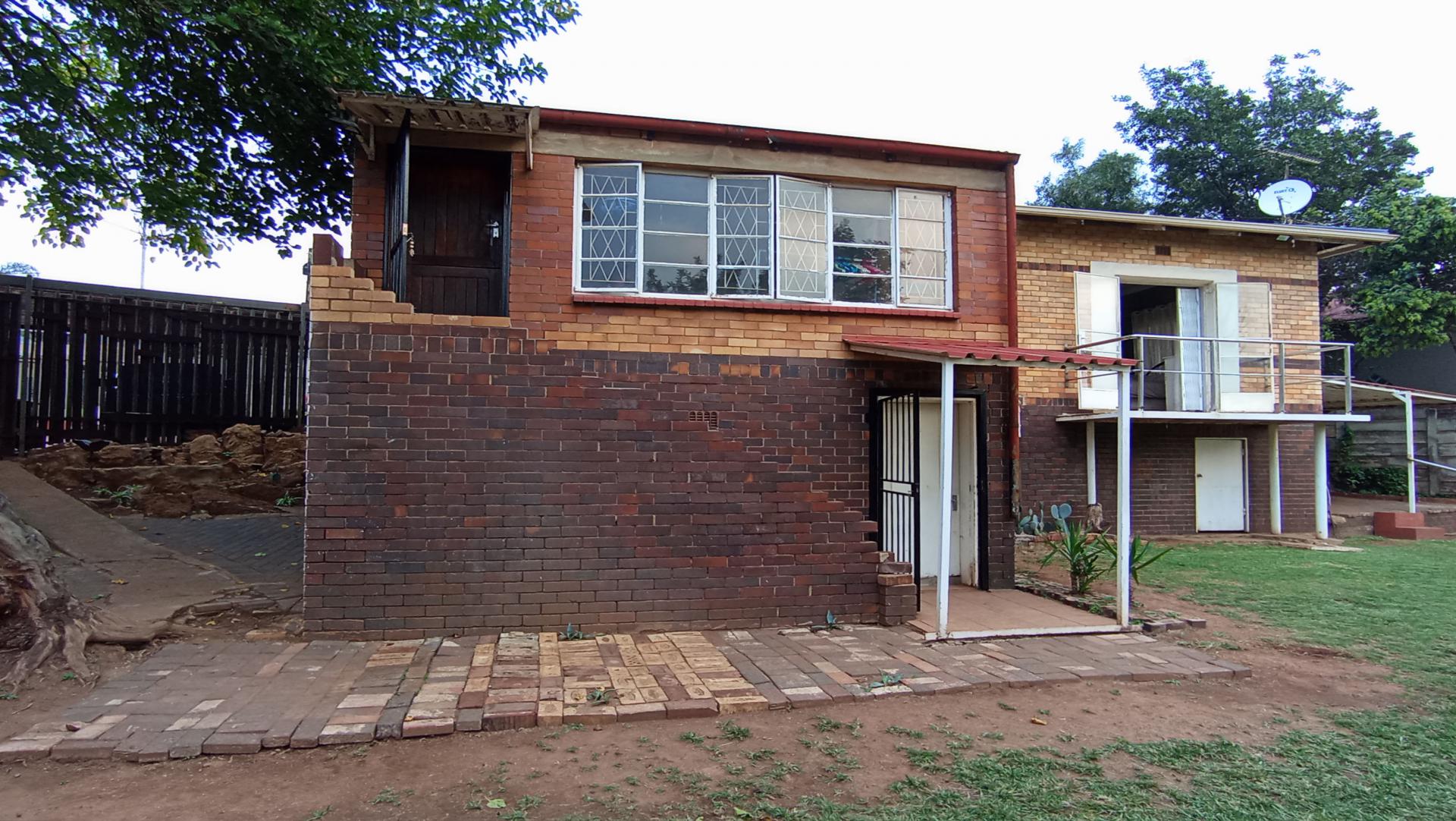 Backyard of property in Fishers Hill