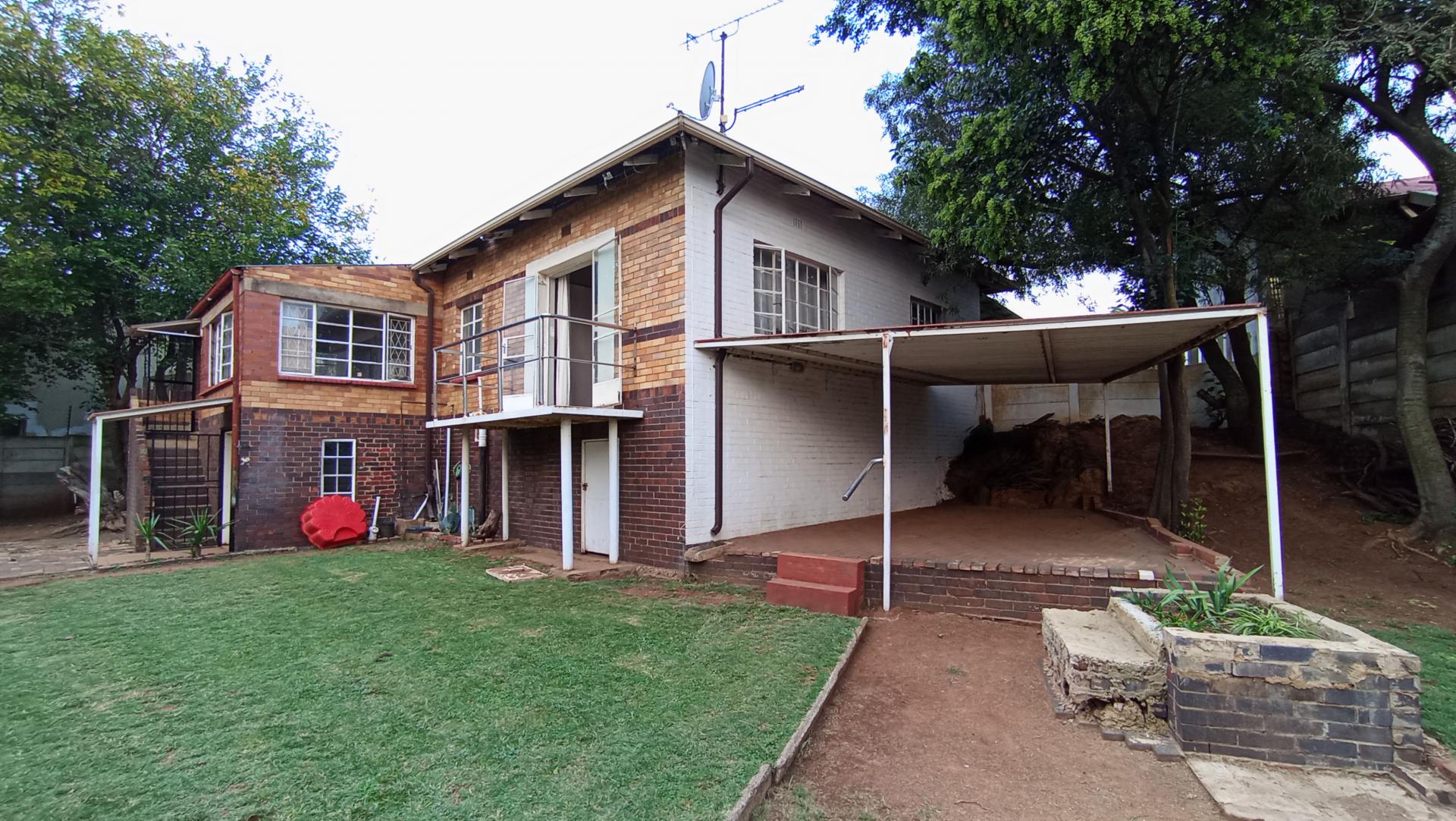 Backyard of property in Fishers Hill