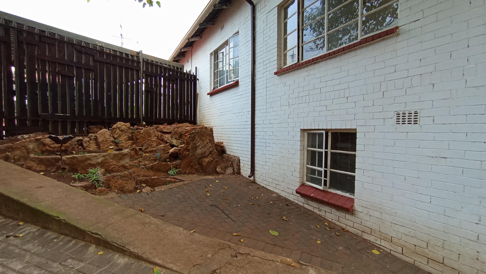 Backyard of property in Fishers Hill