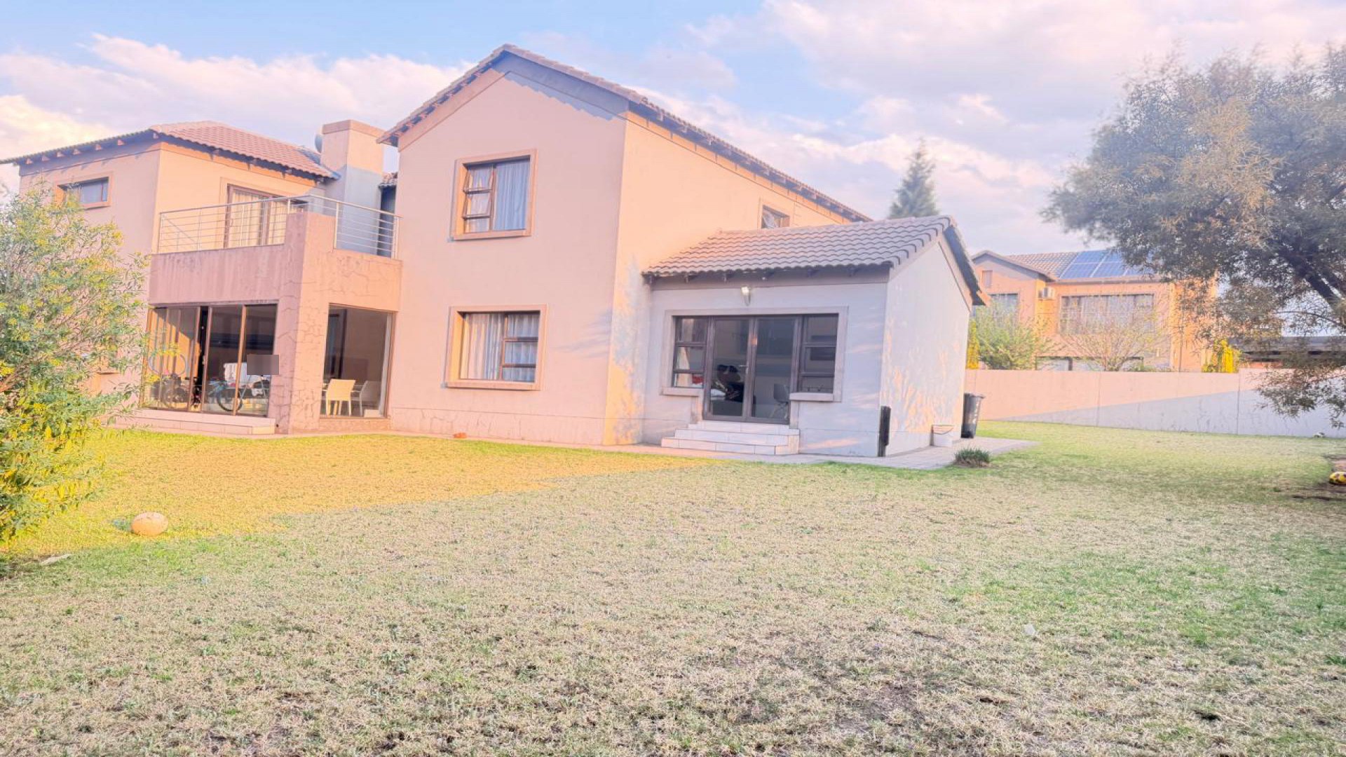 Backyard of property in Blue Valley Golf Estate