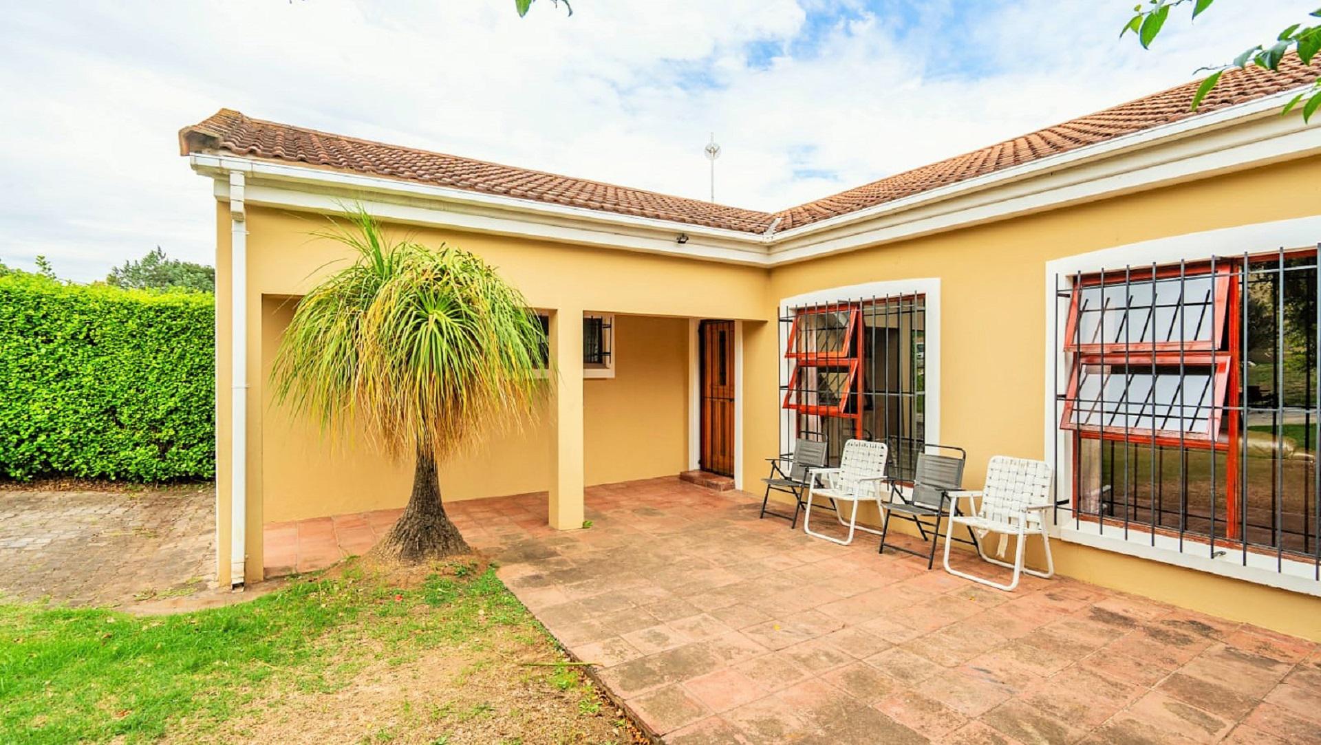 Patio of property in Grahamstown