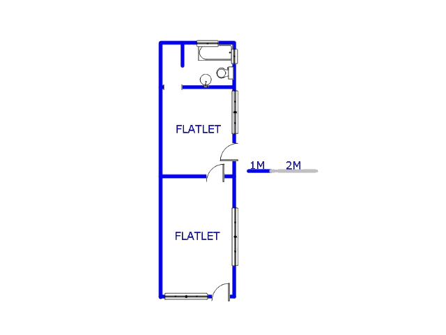 Floor plan of the property in Modder East