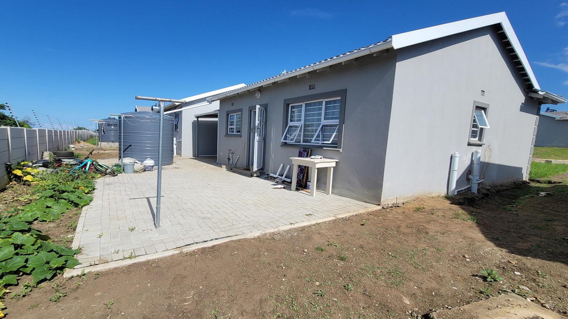 Backyard of property in Gonubie