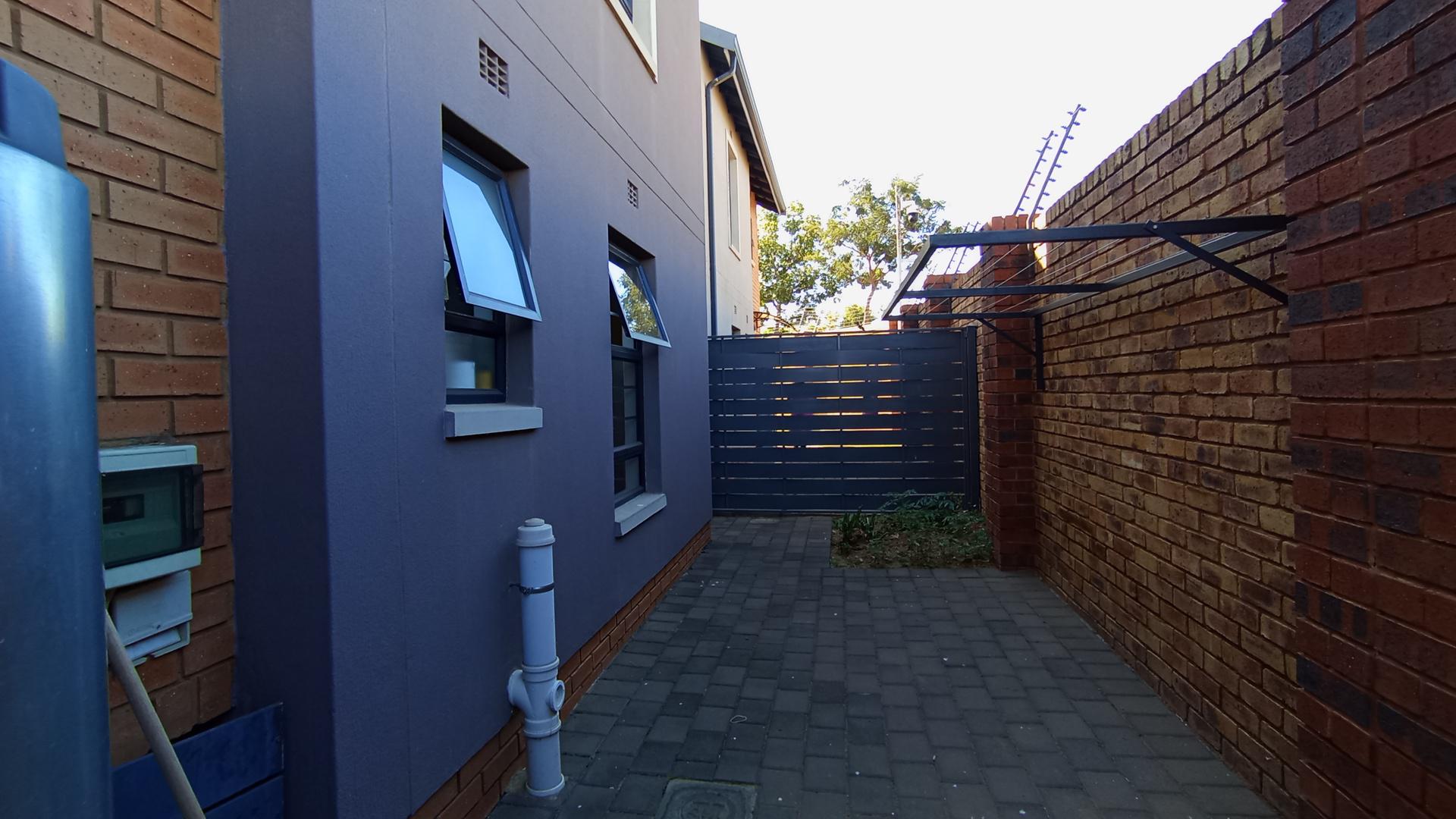 Backyard of property in Roodeplaat